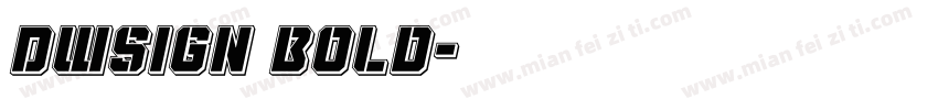 DWSign Bold字体转换